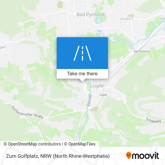 Карта Zum Golfplatz