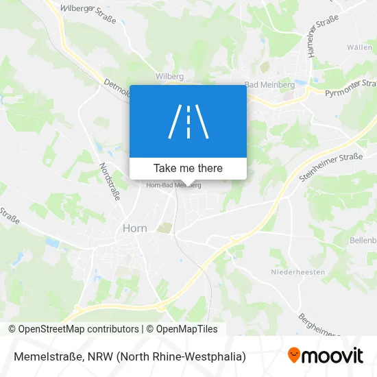 Memelstraße map