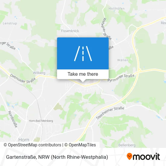 Карта Gartenstraße