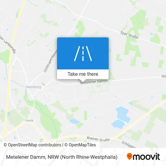 Карта Metelener Damm