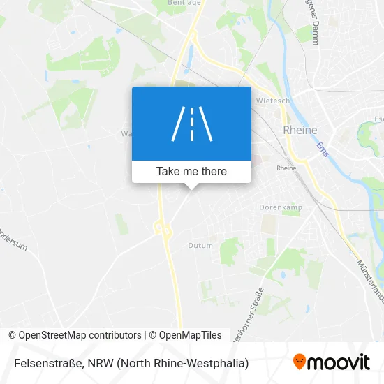 Карта Felsenstraße