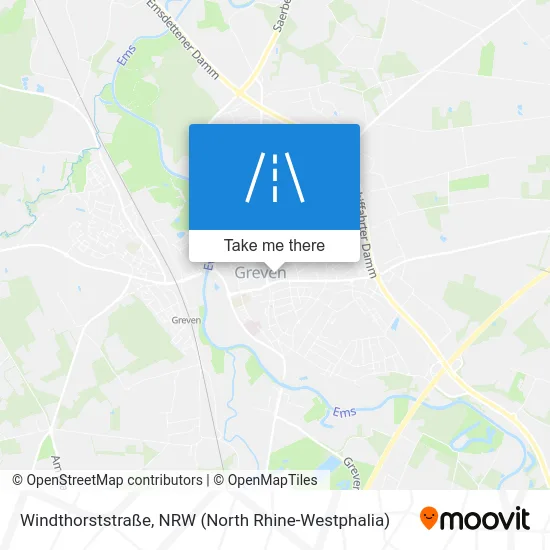 Карта Windthorststraße