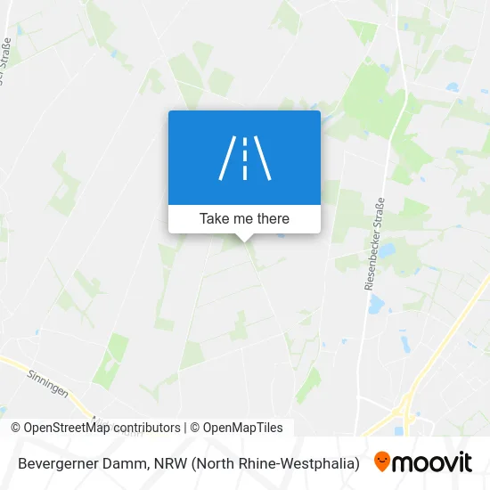 Карта Bevergerner Damm