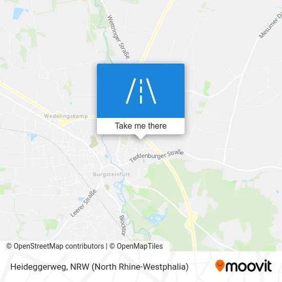 Карта Heideggerweg