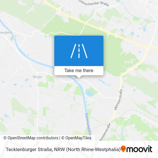 Карта Tecklenburger Straße