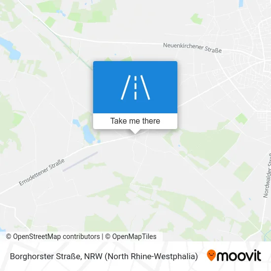 Карта Borghorster Straße