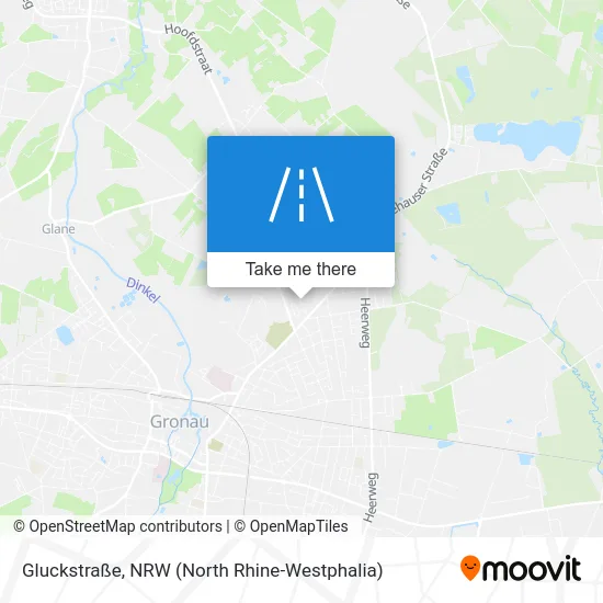 Карта Gluckstraße