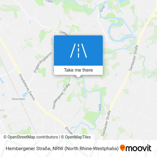 Карта Hembergener Straße
