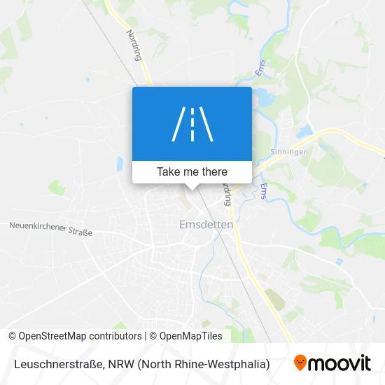 Карта Leuschnerstraße