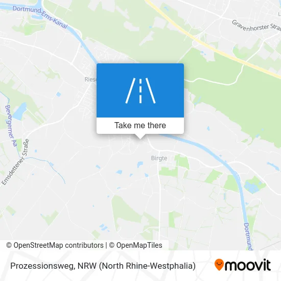 Карта Prozessionsweg