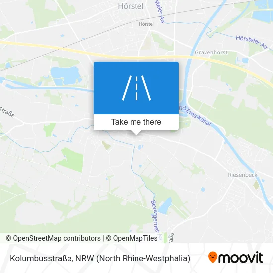 Карта Kolumbusstraße