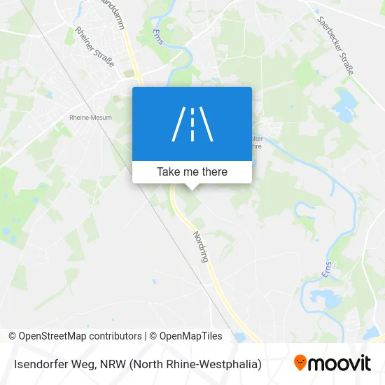 Карта Isendorfer Weg