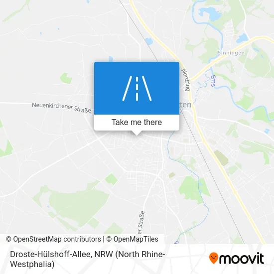 Карта Droste-Hülshoff-Allee