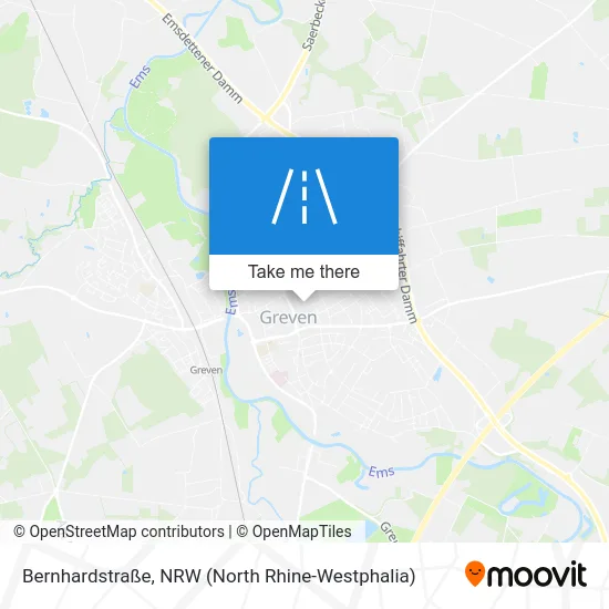 Карта Bernhardstraße
