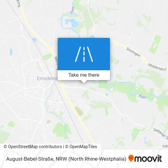 Карта August-Bebel-Straße