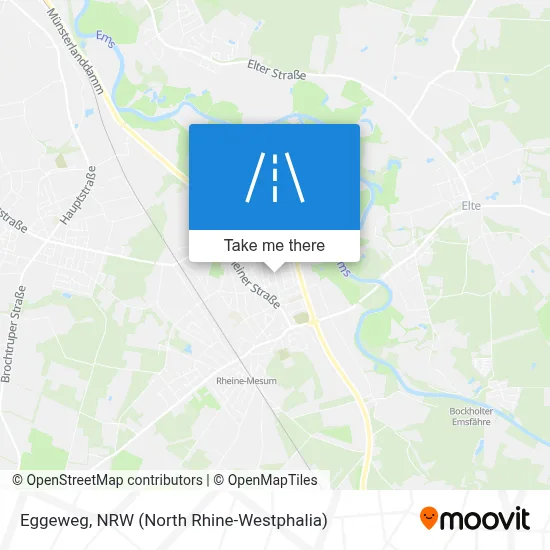 Eggeweg map