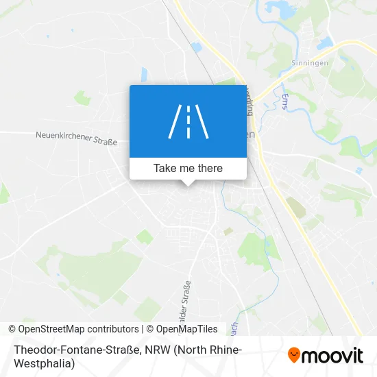 Карта Theodor-Fontane-Straße