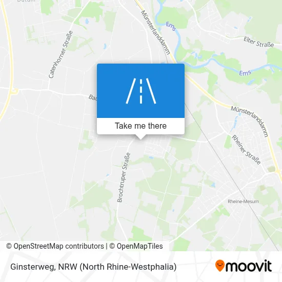 Ginsterweg map