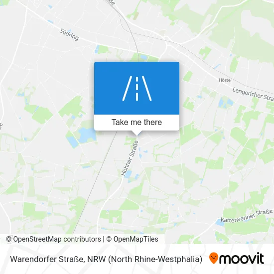 Карта Warendorfer Straße