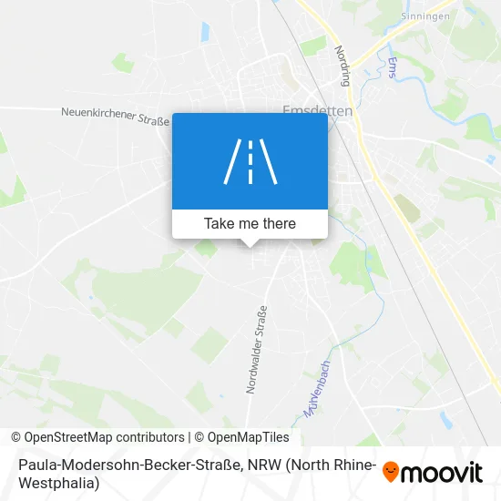 Карта Paula-Modersohn-Becker-Straße