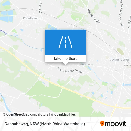 Rebhuhnweg map