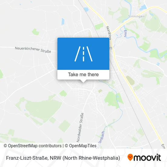 Карта Franz-Liszt-Straße