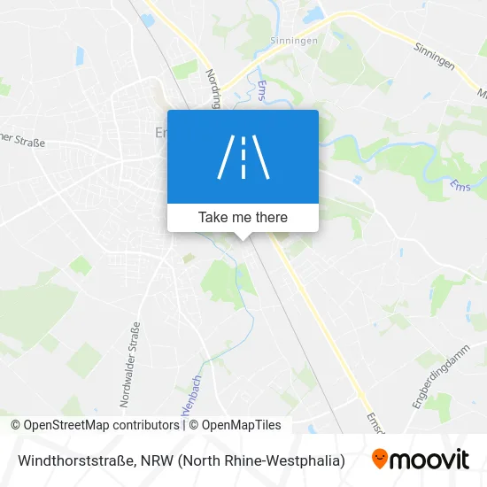 Карта Windthorststraße