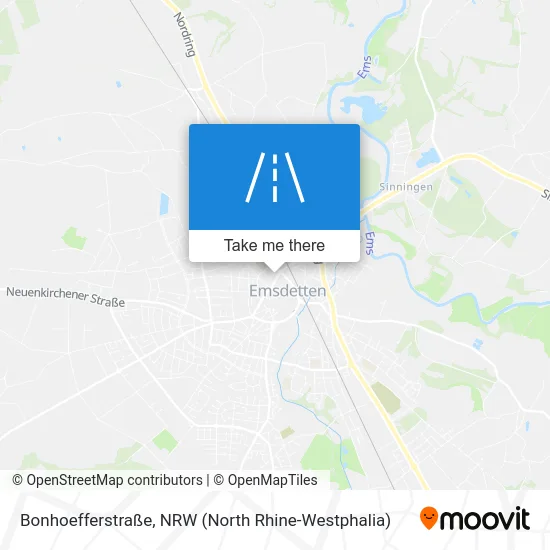 Карта Bonhoefferstraße