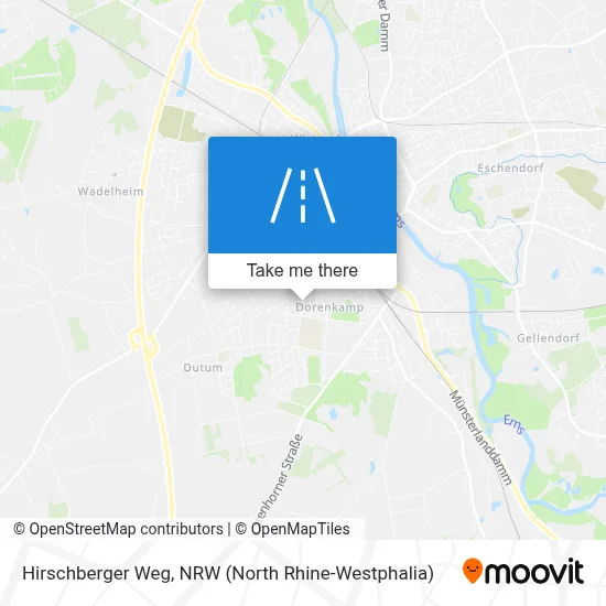 Hirschberger Weg map