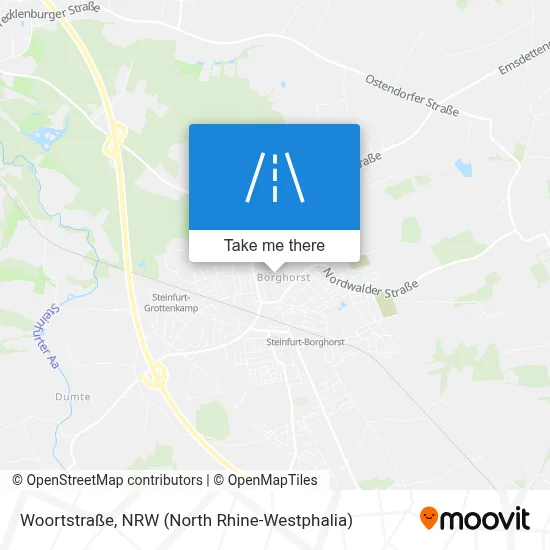 Woortstraße map
