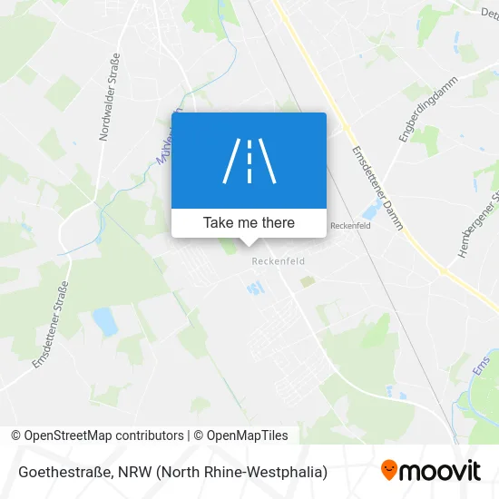Карта Goethestraße