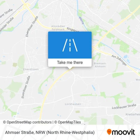 Карта Ahmser Straße