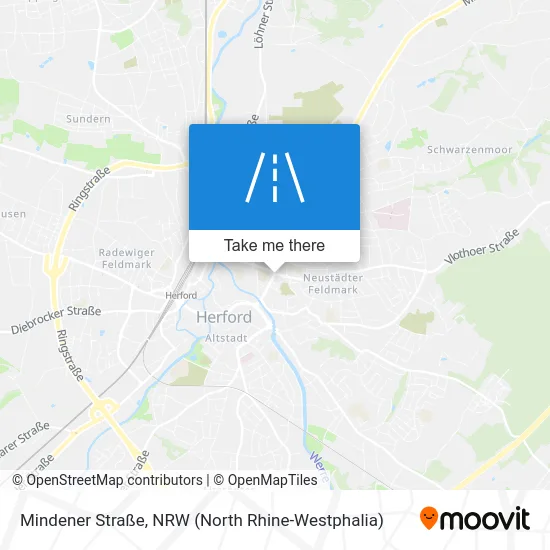 Карта Mindener Straße