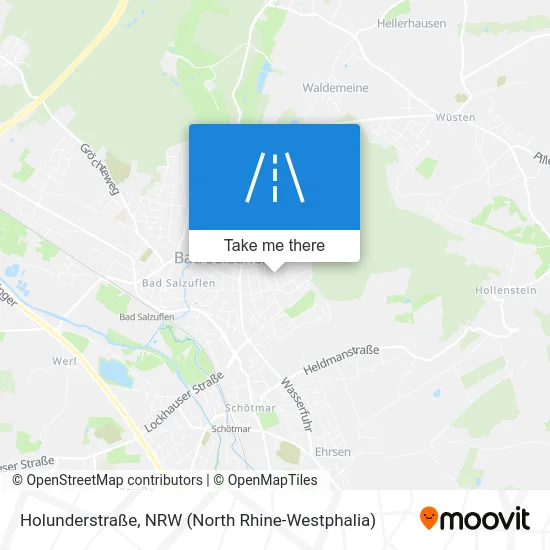 Карта Holunderstraße