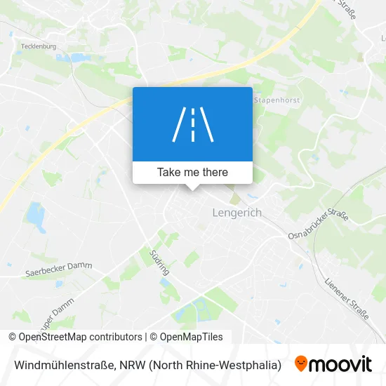 Карта Windmühlenstraße