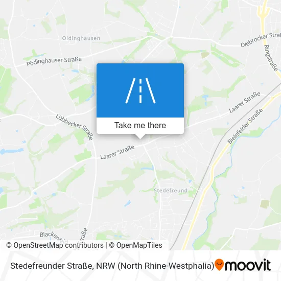 Карта Stedefreunder Straße
