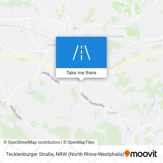 Карта Tecklenburger Straße