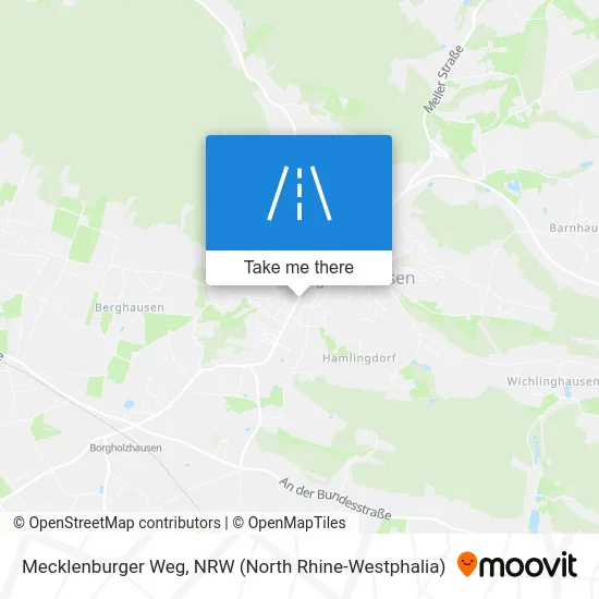 Карта Mecklenburger Weg