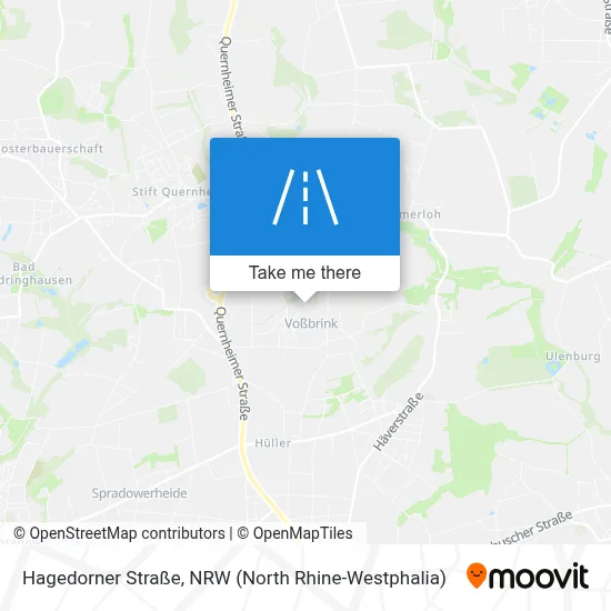Hagedorner Straße map