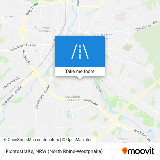 Карта Fichtestraße