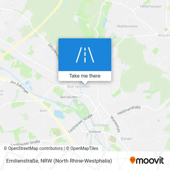 Карта Emilienstraße
