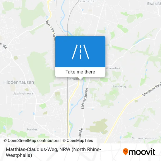 Карта Matthias-Claudius-Weg