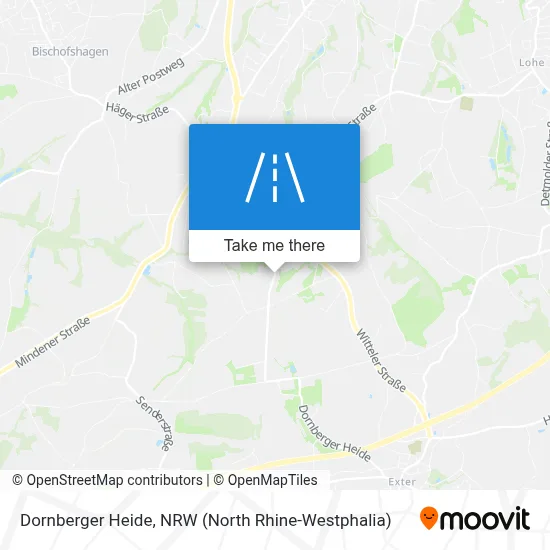 Dornberger Heide map