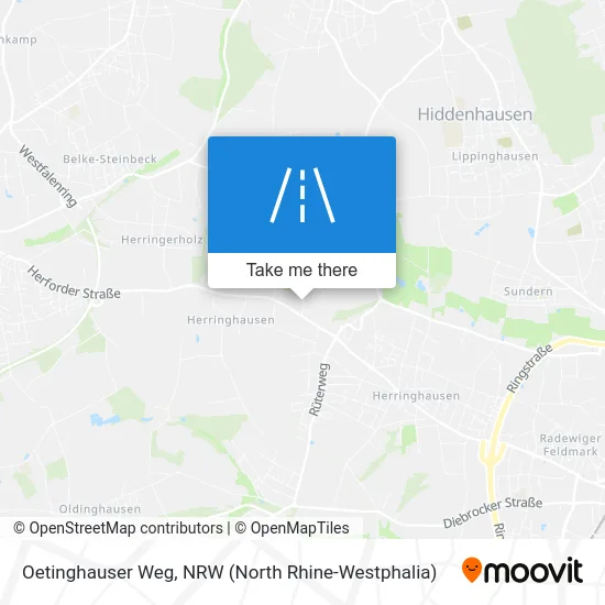 Карта Oetinghauser Weg