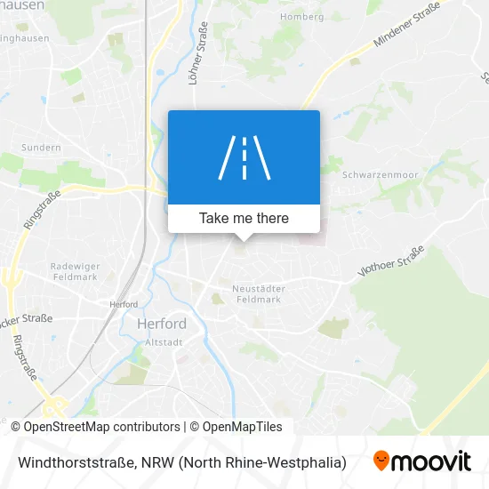 Карта Windthorststraße