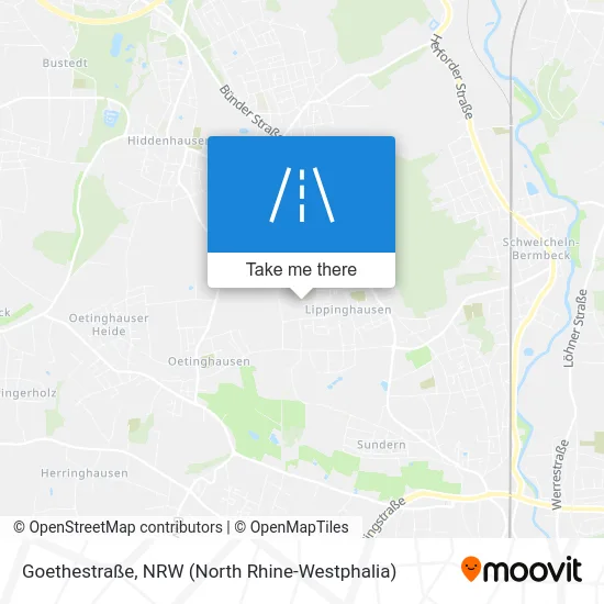 Карта Goethestraße