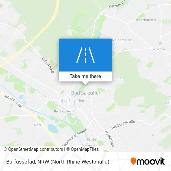 Карта Barfusspfad