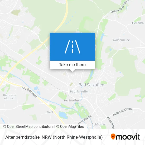 Карта Altenberndstraße