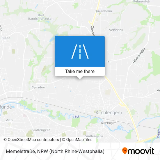 Memelstraße map