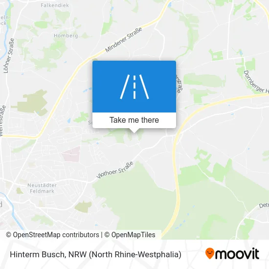 Карта Hinterm Busch